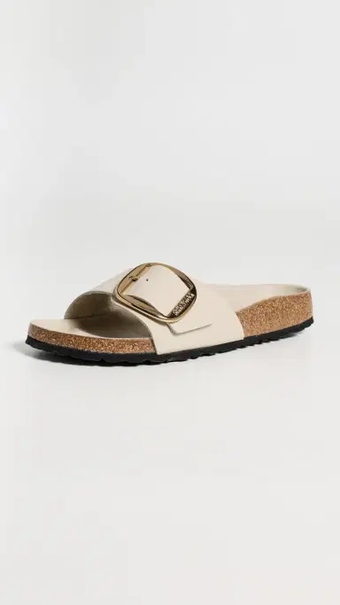 Birkenstock Madrid Big Buckle High Shine Sandals | Thumbnail 2 Birkenstock Madrid Big Buckle High Shine Sandals | Thumbnail 2
