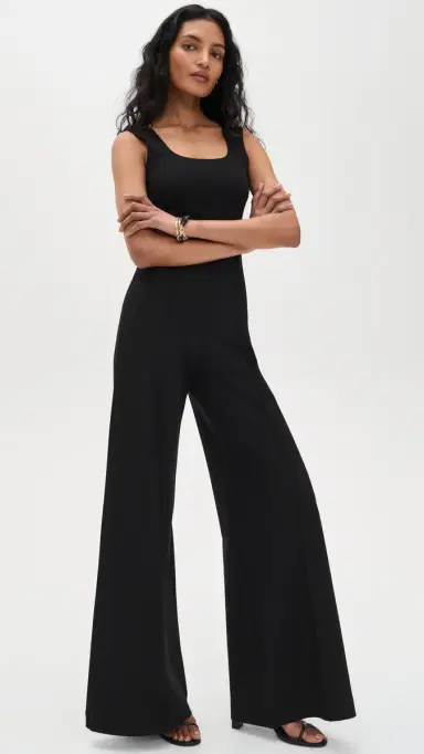 Ripley Rader Ponte Knit Tank Wide Leg Jumpsuit | Thumbnail 2 Ripley Rader Ponte Knit Tank Wide Leg Jumpsuit | Thumbnail 2