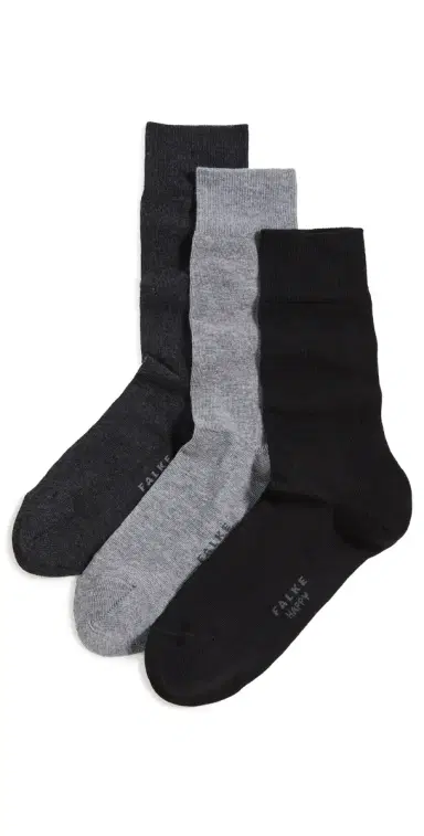 FALKE Happy Crew Socks 3 Pack Assorted 39-42 | Thumbnail 1 FALKE Happy Crew Socks 3 Pack Assorted 39-42 | Thumbnail 1