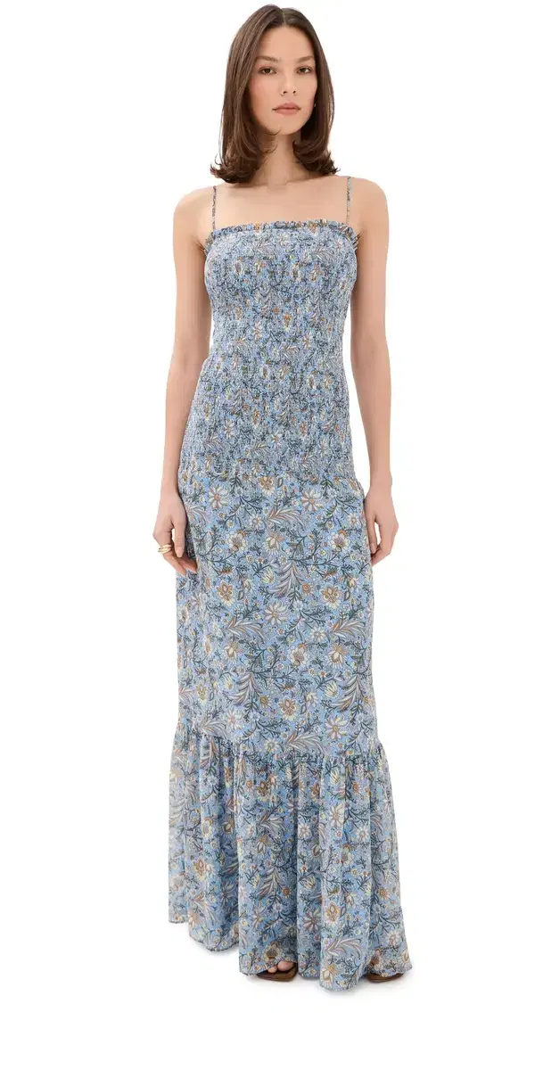 Clem Dress Blue Jay Multi