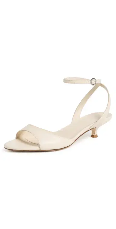 aeyde Zelia Nappa Leather Creamy Sandals Creamy | Thumbnail 1