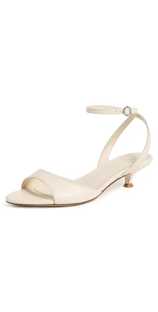 AEYDE Zelia Nappa Leather Creamy Sandals Creamy
