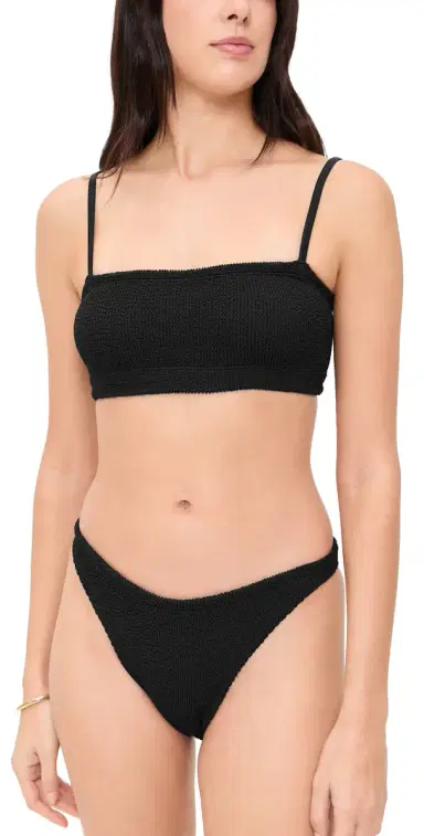 Hunza G Gigi Bikini Set Black One Size | Thumbnail 1