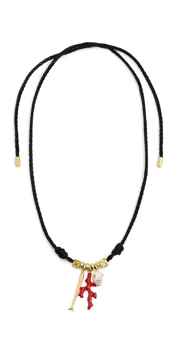 Sardina Necklace Black/Gold One Size
