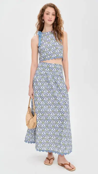Saylor Marleigh Top and kirt et Cornflower | Thumbnail 2 Saylor Marleigh Top and kirt et Cornflower | Thumbnail 2