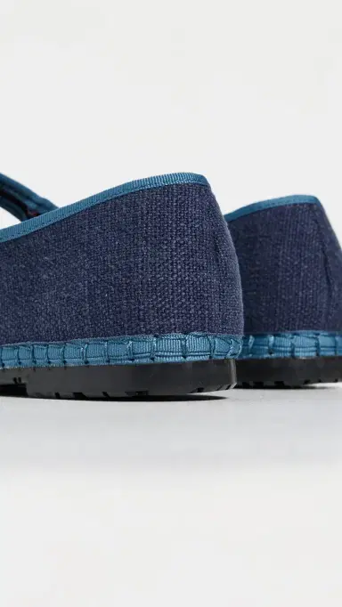 Flabelus Arthur Linen Mary Jane Flats Arthur 36 | Thumbnail 4