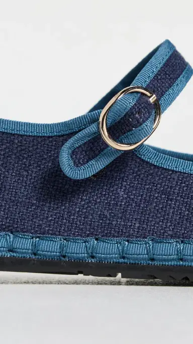 Flabelus Arthur Linen Mary Jane Flats Arthur 36 | Thumbnail 6