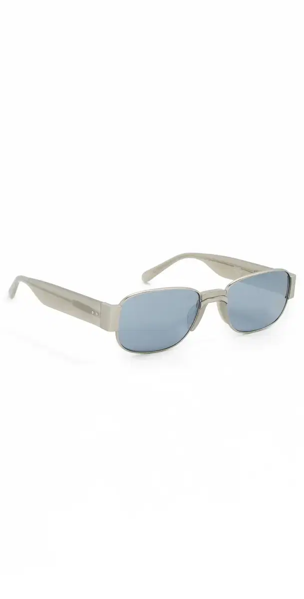 Aviator Sunglasses Matte Silver/Grey/Silver One Size