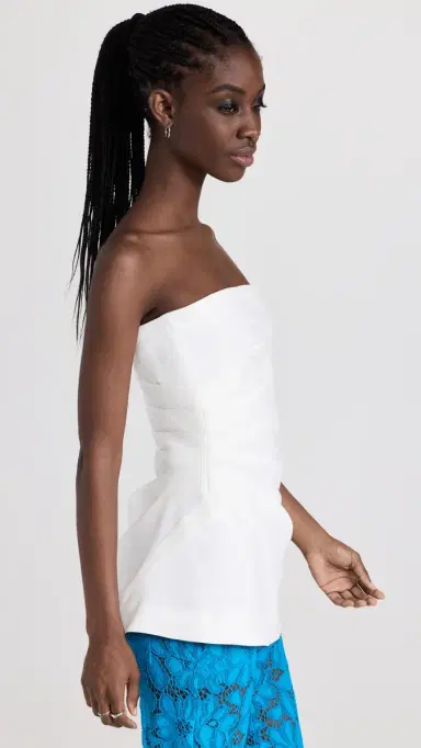 Proenza Schouler Matte Viscose Crepe Strapless Top | Thumbnail 4 Proenza Schouler Matte Viscose Crepe Strapless Top | Thumbnail 4
