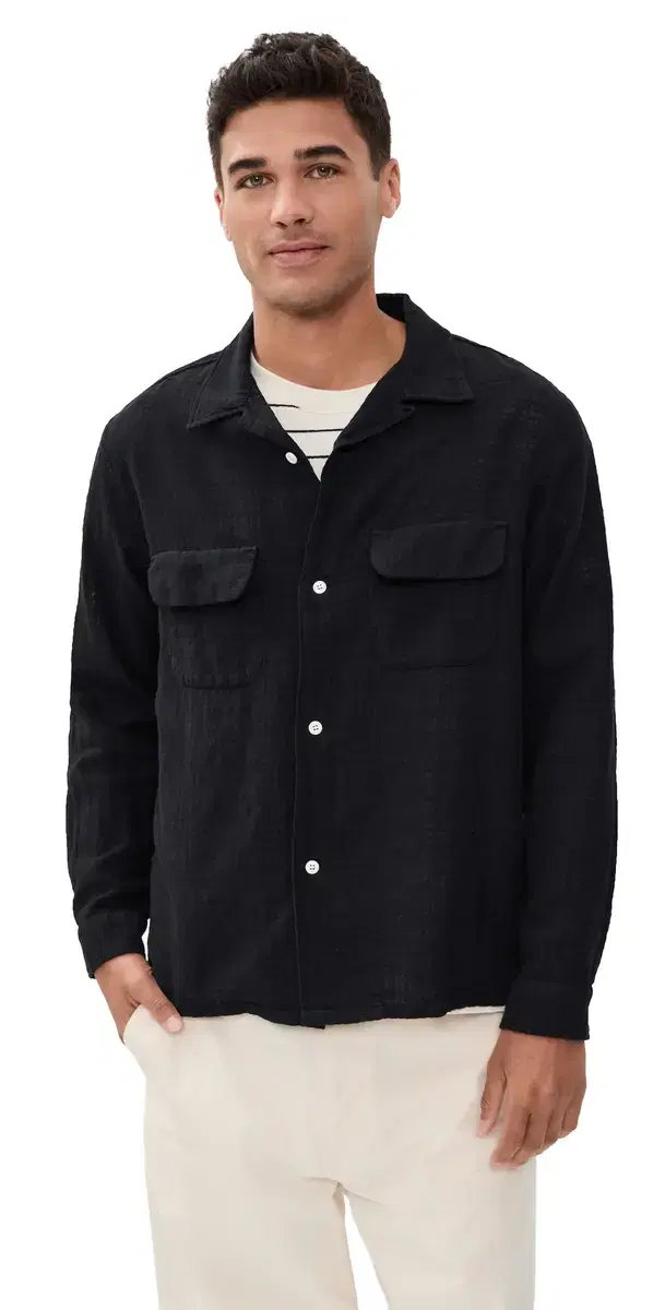 Penny Loom Shirt Black Black