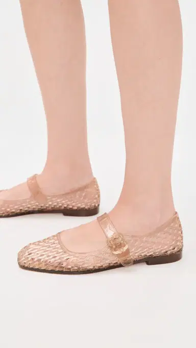 Sam Edelman Michaela Jelly Flats Transparent Brown 7 | Thumbnail 3