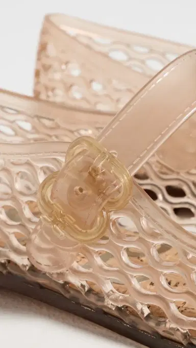 Sam Edelman Michaela Jelly Flats Transparent Brown 7 | Thumbnail 6