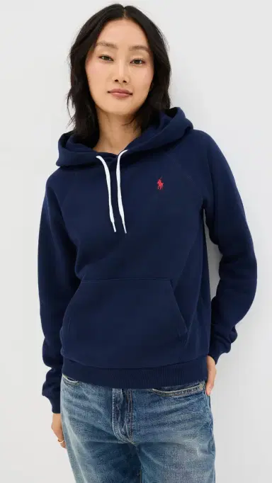 Polo Ralph Lauren Shrunken Hood Sweatshirt Cruise Navy XL | Thumbnail 2