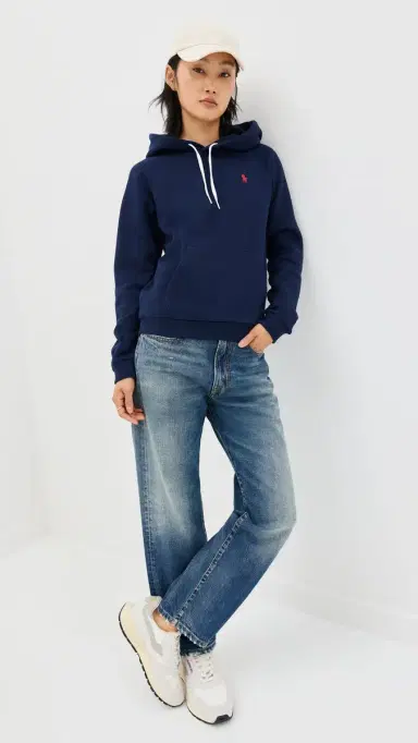 Polo Ralph Lauren Shrunken Hood Sweatshirt Cruise Navy XL | Thumbnail 5