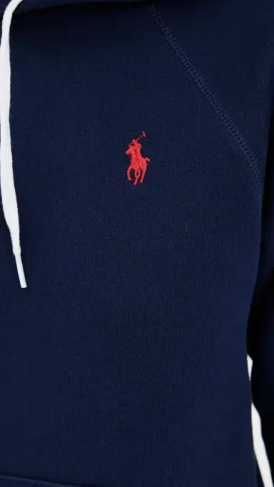 Polo Ralph Lauren Shrunken Hood Sweatshirt Cruise Navy XL | Thumbnail 6