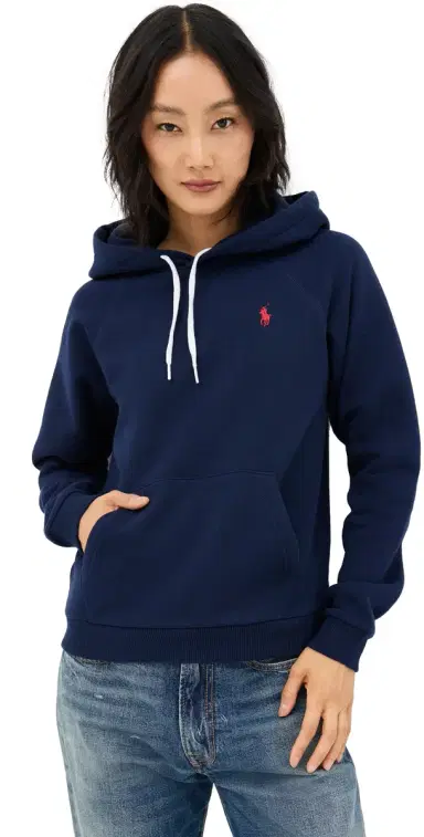 Polo Ralph Lauren Shrunken Hood Sweatshirt Cruise Navy XL | Thumbnail 1