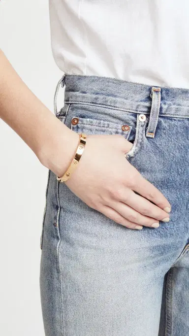Tory Burch Icon Hinge Bracelet | Thumbnail 3