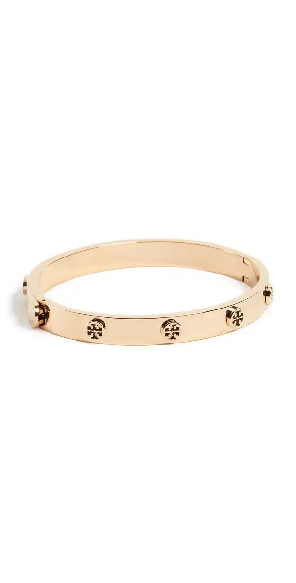 Tory Burch Icon Hinge Bracelet Tory Gold One Size