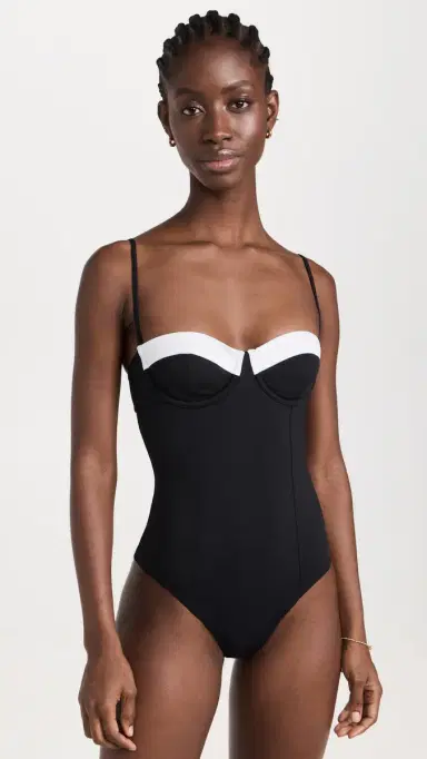 Staud Maeve One Piece Black/White S | Thumbnail 2