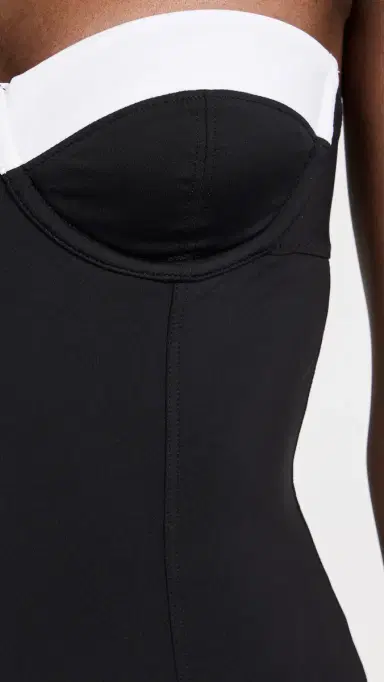 Staud Maeve One Piece Black/White S | Thumbnail 6