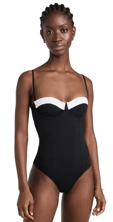 Staud Maeve One Piece Black/White S | Thumbnail 1