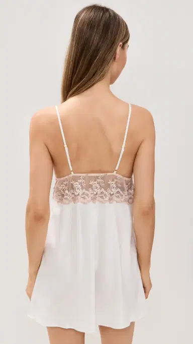 Flora Nikrooz Rosa Charmuse Chemise Ivory S | Thumbnail 3