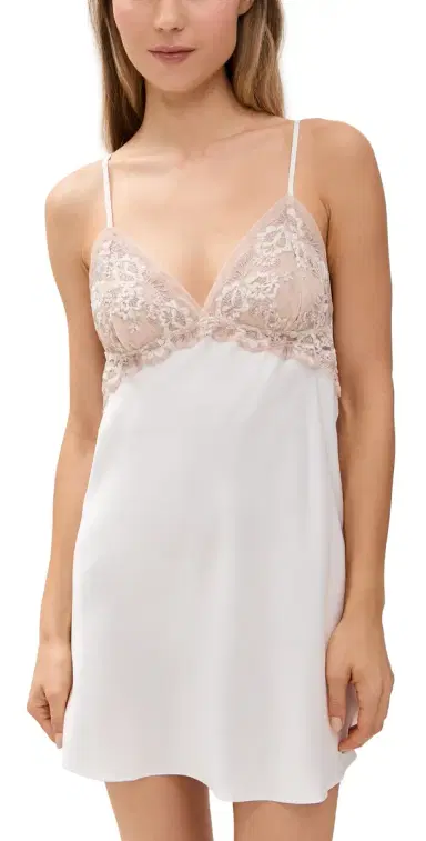 Flora Nikrooz Rosa Charmuse Chemise Ivory S | Thumbnail 1