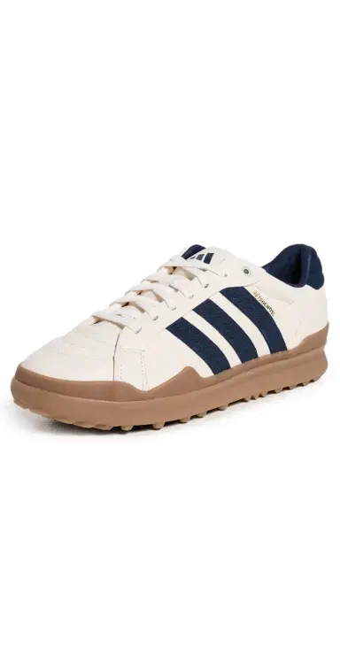 Adidas Golf Retrocross Gripmore Golf Shoes White/Collegiate Navy/Gum4 9 | Thumbnail 1 Adidas Golf Retrocross Gripmore Golf Shoes White/Collegiate Navy/Gum4 9 | Thumbnail 1