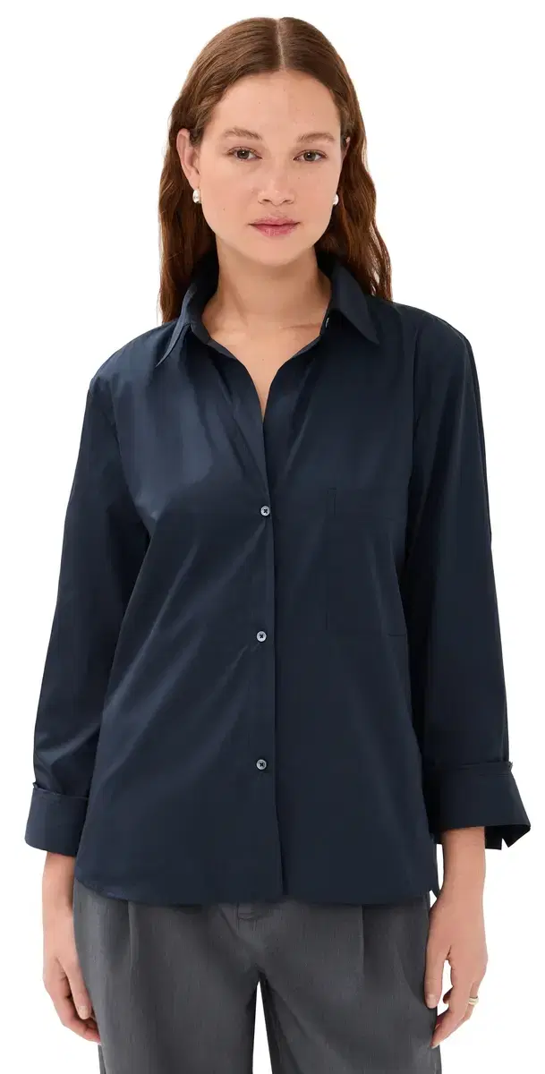 Next Morning Button Down Midnight