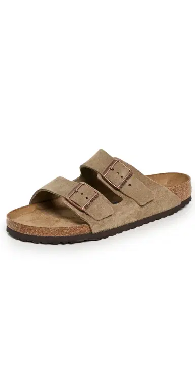 Birkenstock Soft Arizona Suede Sandals Taupe 45 | Thumbnail 1 Birkenstock Soft Arizona Suede Sandals Taupe 45 | Thumbnail 1