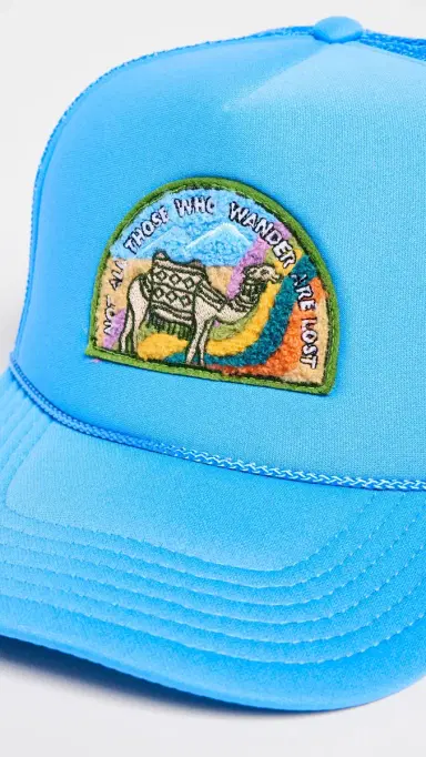 Freya Not All Who Wander Trucker Hat Azure One Size | Thumbnail 5