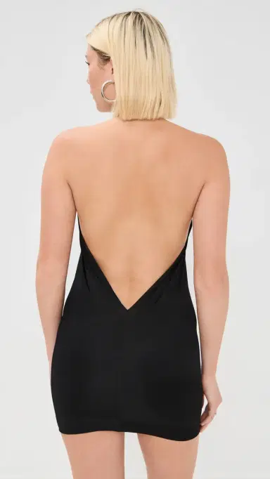Off-White Fluid Jer Little Black Dress Black/White 42 | Thumbnail 3 Off-White Fluid Jer Little Black Dress Black/White 42 | Thumbnail 3