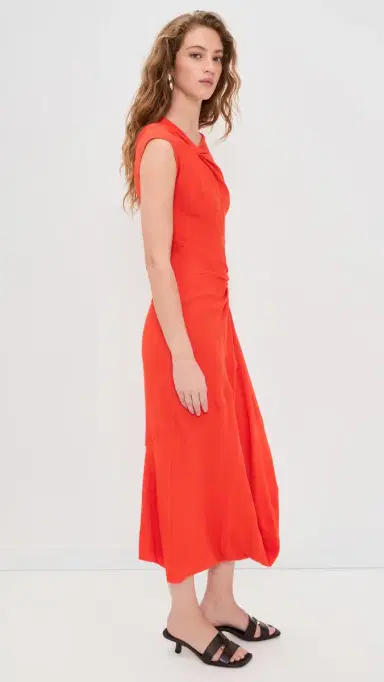 A.L.C. A. L.C. Willa Dress Persimmon 4 | Thumbnail 4 A.L.C. A. L.C. Willa Dress Persimmon 4 | Thumbnail 4