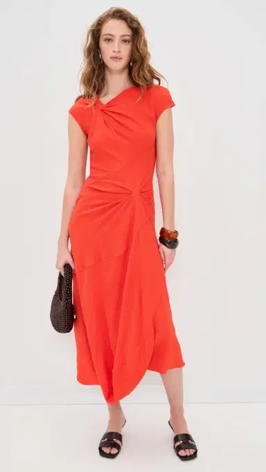 A.L.C. A. L.C. Willa Dress Persimmon 4 | Thumbnail 5 A.L.C. A. L.C. Willa Dress Persimmon 4 | Thumbnail 5