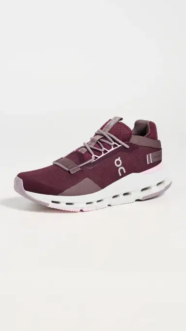 On Cloudnova 2 Sneakers Maroon/Peony | Thumbnail 2