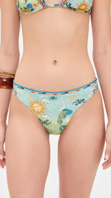 Agua Bendita Ilu Reversible Solstice Bikini Bottoms Multicolor L | Thumbnail 2