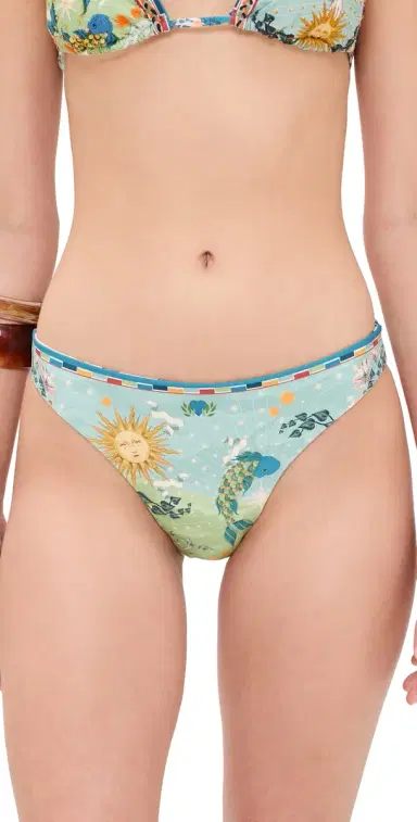 Agua Bendita Ilu Reversible Solstice Bikini Bottoms Multicolor L | Thumbnail 1