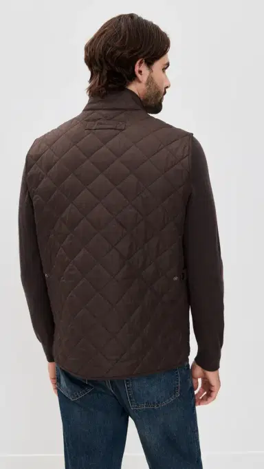 Barbour Lowerdale Quilted Vest Black Oak | Thumbnail 3 Barbour Lowerdale Quilted Vest Black Oak | Thumbnail 3