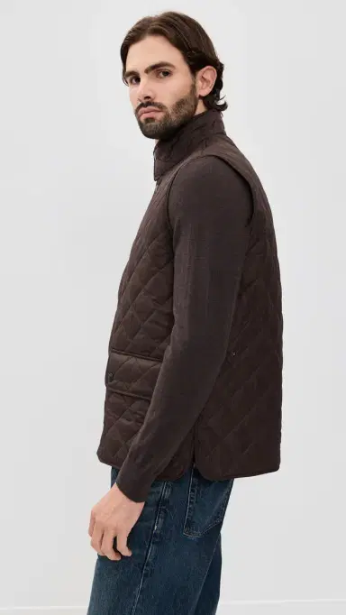 Barbour Lowerdale Quilted Vest Black Oak | Thumbnail 4 Barbour Lowerdale Quilted Vest Black Oak | Thumbnail 4