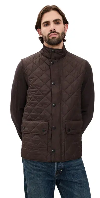 Barbour Lowerdale Quilted Vest Black Oak | Thumbnail 1 Barbour Lowerdale Quilted Vest Black Oak | Thumbnail 1