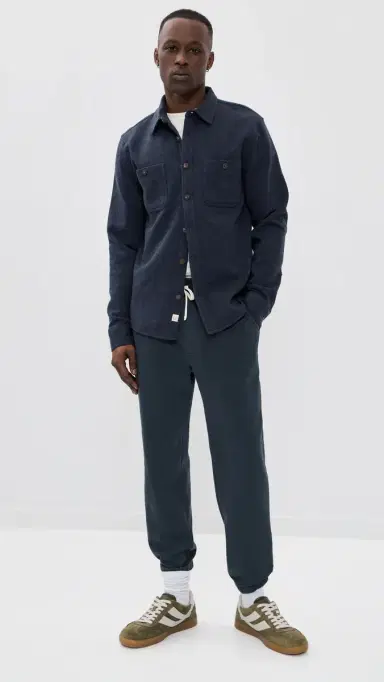Marine Layer Cloud 9 Fleece Sweatpants Mood Indigo M | Thumbnail 5