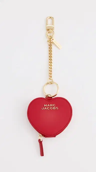 Marc Jacobs The Cookie Heart Pouch Charm True Red One Size | Thumbnail 2