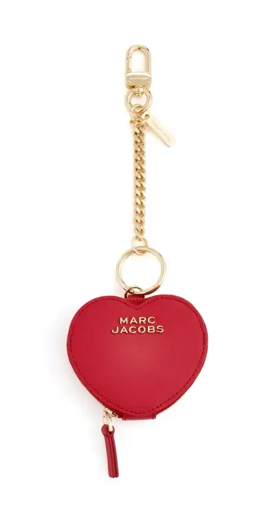 Marc Jacobs The Cookie Heart Pouch Charm True Red One Size | Thumbnail 1