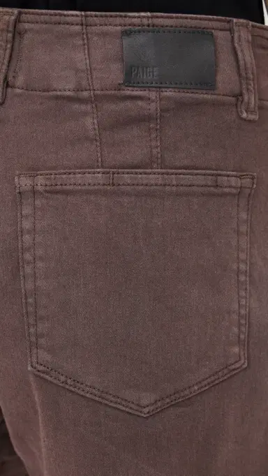 PAIGE Olivia Shorts Rich Chocolate | Thumbnail 6