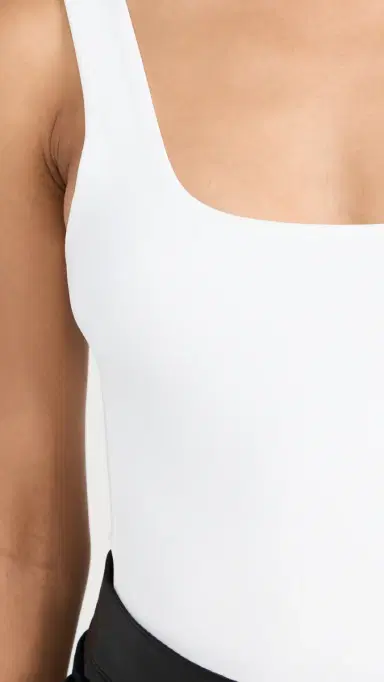 GOOD AMERICAN Sculpting Modern Tank Thong Bodysuit White001 XL | Thumbnail 6 GOOD AMERICAN Sculpting Modern Tank Thong Bodysuit White001 XL | Thumbnail 6