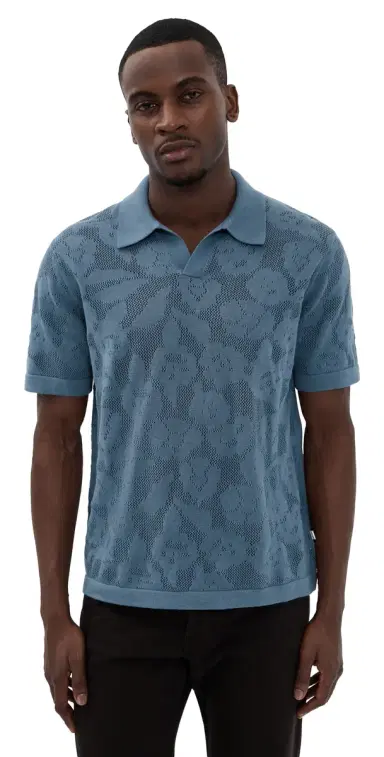 NN07 Ryan Pointelle Polo Stone | Thumbnail 1 NN07 Ryan Pointelle Polo Stone | Thumbnail 1