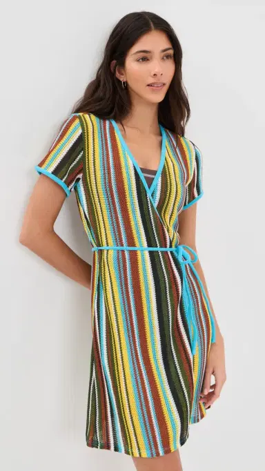 Staud Spritz Coverup Dress kate Stripe | Thumbnail 2 Staud Spritz Coverup Dress kate Stripe | Thumbnail 2