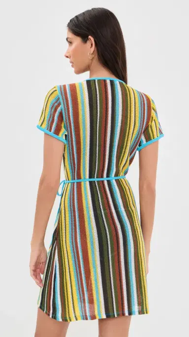 Staud Spritz Coverup Dress kate Stripe | Thumbnail 3 Staud Spritz Coverup Dress kate Stripe | Thumbnail 3