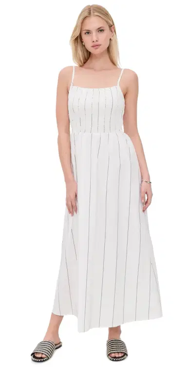 Z Supply Bayside Stripe Dress White S | Thumbnail 1 Z Supply Bayside Stripe Dress White S | Thumbnail 1