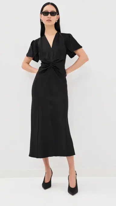 Victoria Beckham Eve Midi Dress | Thumbnail 5 Victoria Beckham Eve Midi Dress | Thumbnail 5